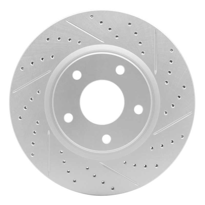 Infiniti G35 Brake Rotor (1) - Front Right - DFC - Geoperformance Drilled & Slotted - `03-`05