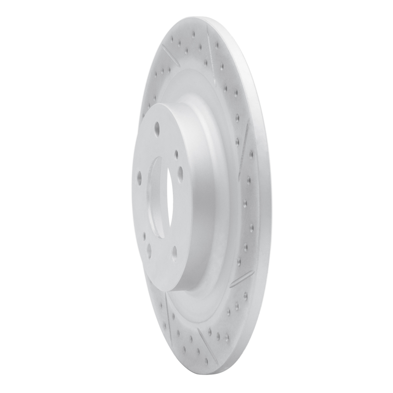 Mitsubishi Eclipse Cross Brake Rotor (1) - Rear Right - DFC - Geoperformance Drilled & Slotted - `13-`25