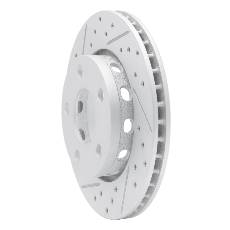 Audi S4 Brake Rotor (1) - Rear Left - DFC - Drilled & Slotted Geoperformance - `00-`02