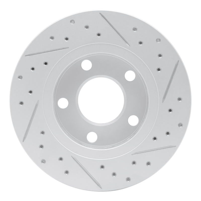 Audi S4 Brake Rotor (1) - Rear Left - DFC - Drilled & Slotted Geoperformance - `00-`02