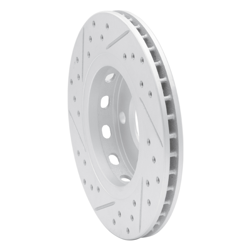 Audi S4 Brake Rotor (1) - Rear Right - DFC - Geoperformance Drilled & Slotted - `00-`02