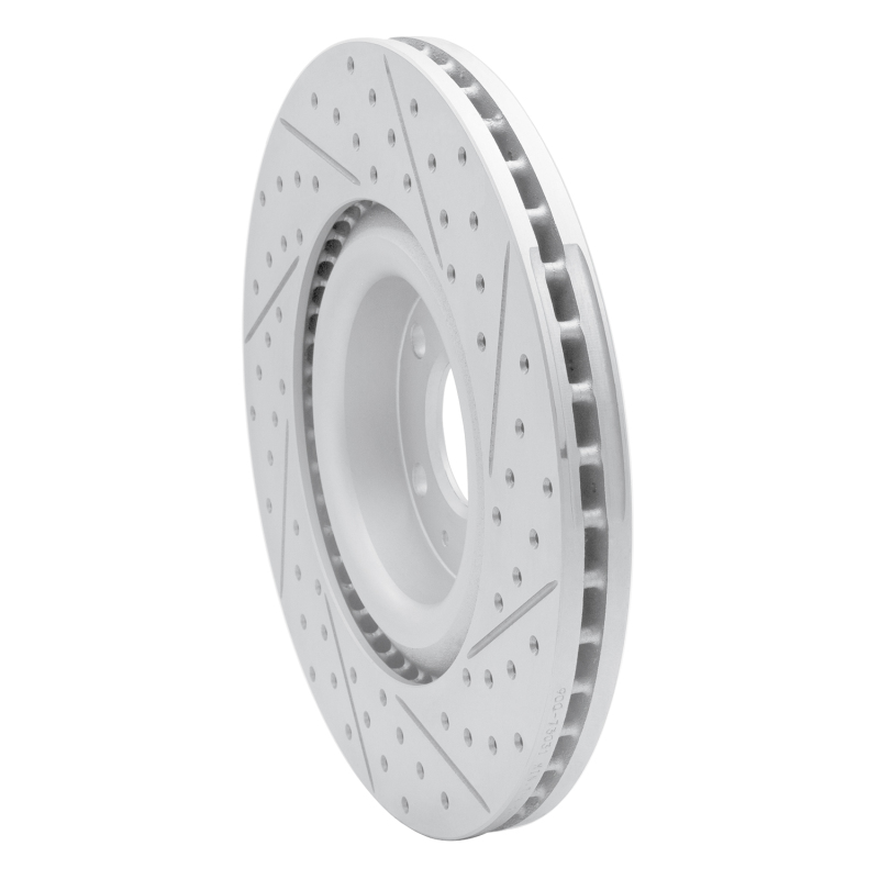 Audi S4 Brake Rotor (1) - Front Left - DFC - Geoperformance Drilled & Slotted - `04-`09