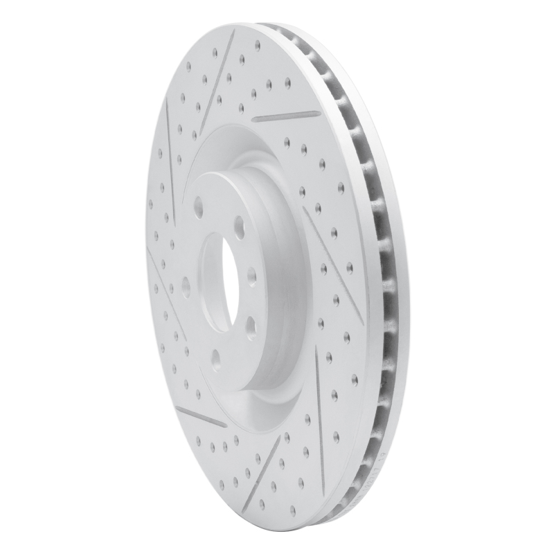 Audi S4 Brake Rotor (1) - Front Left - DFC - Geoperformance Drilled & Slotted - `04-`09