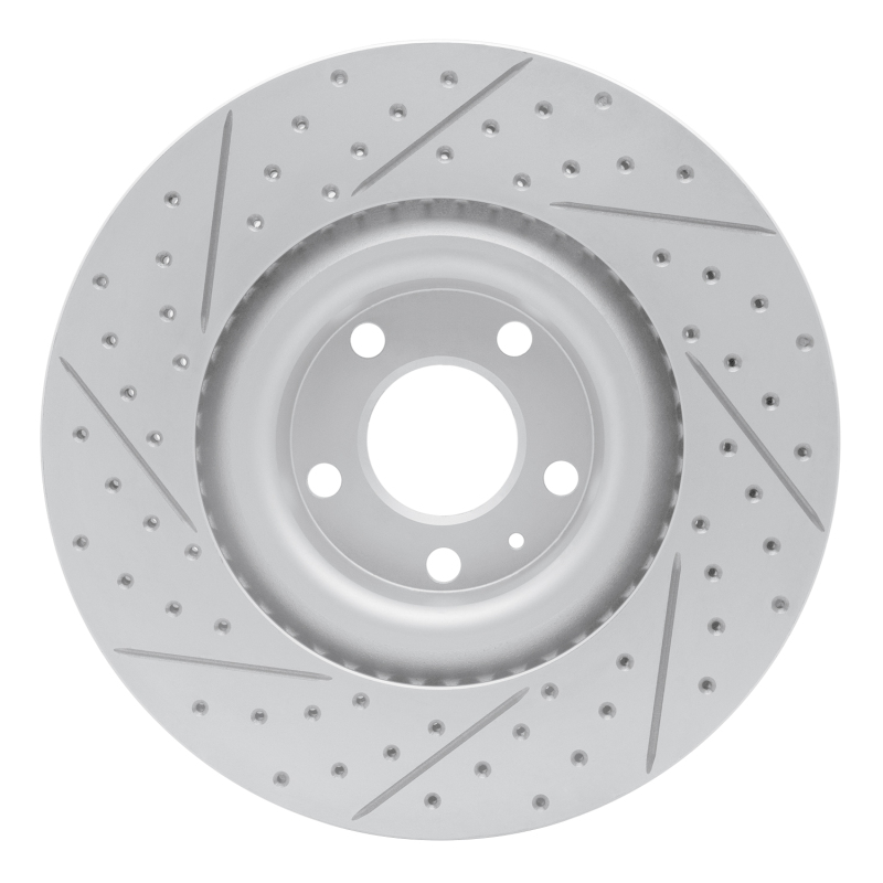 Audi S4 Brake Rotor(s) (1) - Front Right - DFC - Drilled & Slotted Geoperformance - `04-`09