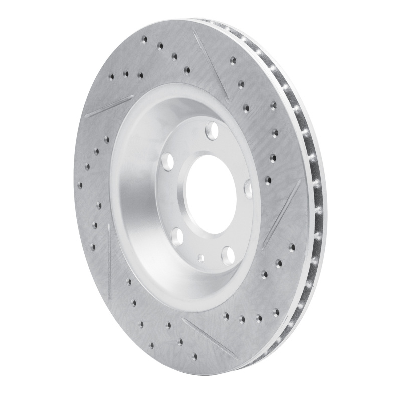 Audi S4 Brake Rotor (1) - Rear Left - DFC - Geoperformance Rotor - Drilled & Slotted - `04-`09
