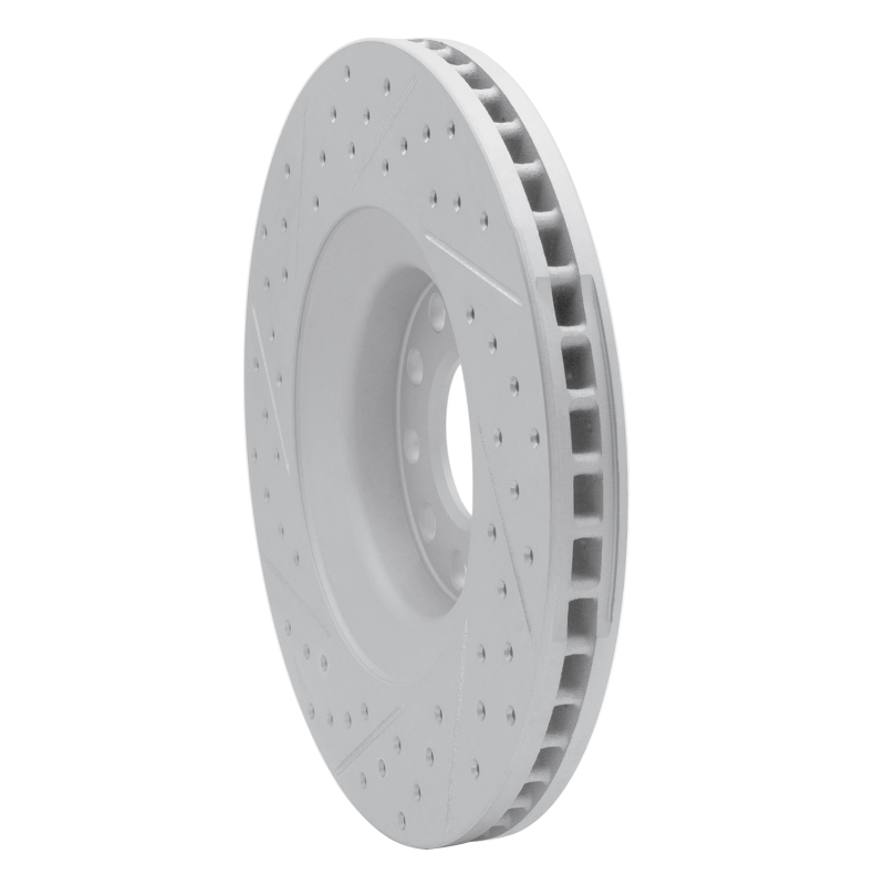 Audi A4 Brake Rotor (1) - Front Right - DFC - Drilled & Slotted Geoperformance - `98-`09