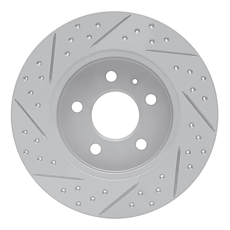 Audi A4 Brake Rotor (1) - Rear Right - DFC - Geoperformance Drilled & Slotted - `00-`09