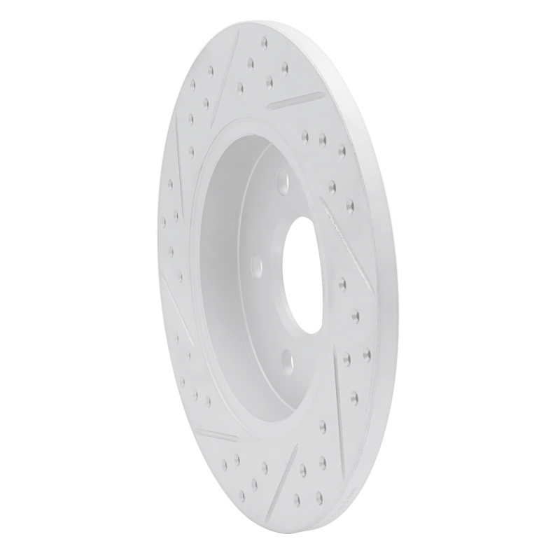 Audi A4 Brake Rotor (1) - Rear Right - DFC - Geoperformance Drilled & Slotted - `00-`09