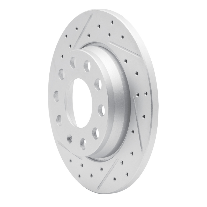 Audi A4 Quattro Brake Rotor (1) - Rear Left - DFC - Drilled & Slotted Geoperformance - `00-`08