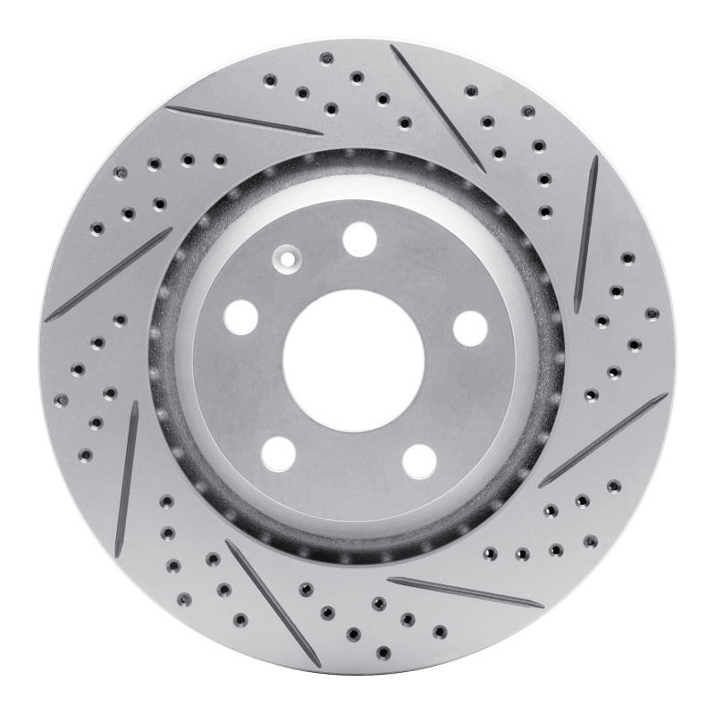 Audi TTS Quattro Brake Rotor (1) - Rear Right - DFC - Drilled & Slotted Geoperformance - `08-`15