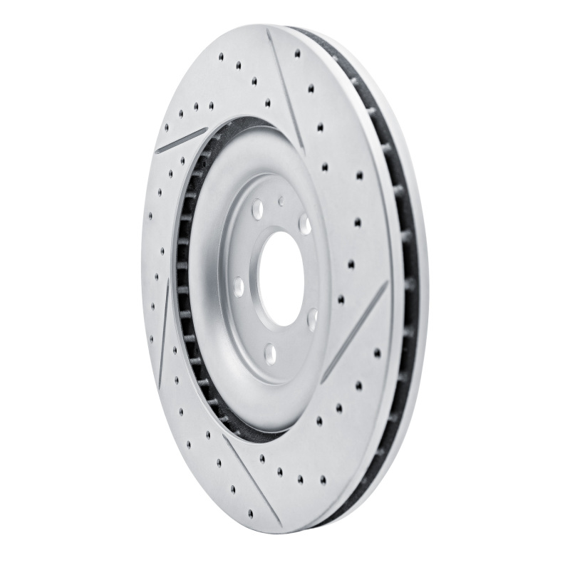 Audi S7 Brake Rotor (1) - Rear Left - DFC - Drilled & Slotted Geoperformance - `17-`26