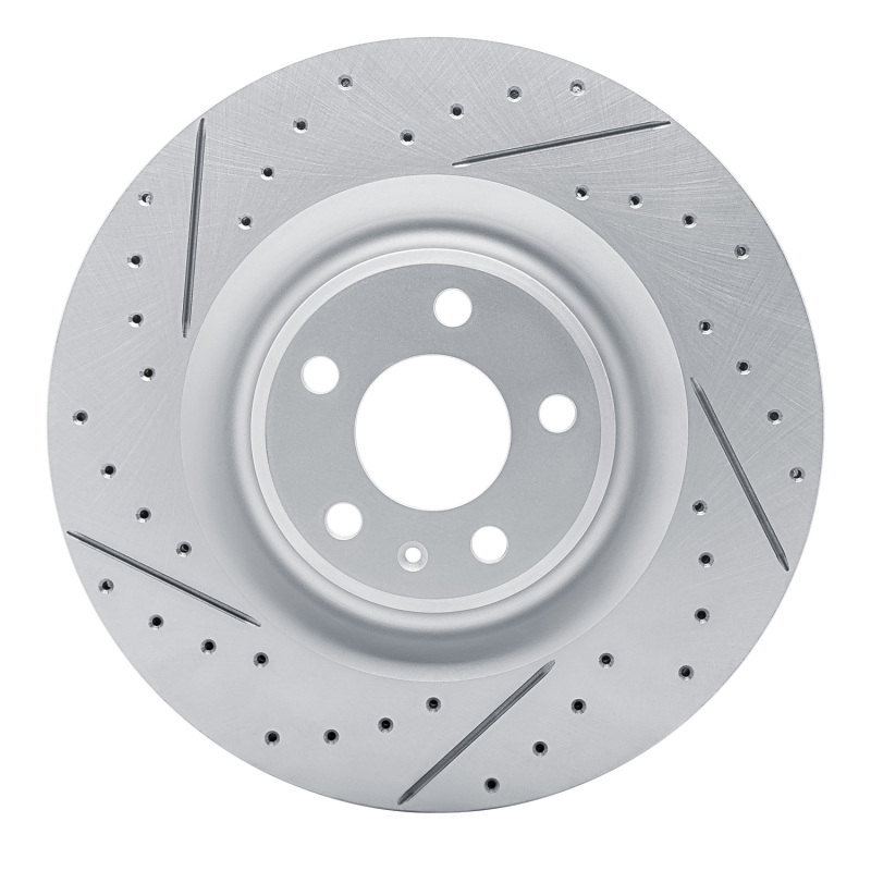 Audi S7 Brake Rotor (1) - Rear Left - DFC - Drilled & Slotted Geoperformance - `17-`26