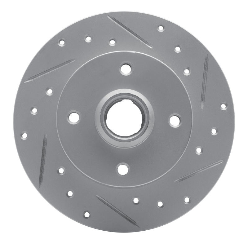 Volkswagen Golf Brake Rotor (1) - Rear Right - DFC - Geoperformance Drilled & Slotted - `85-`02