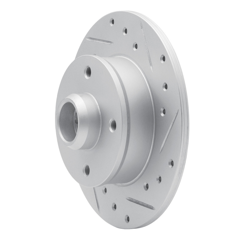 Volkswagen Golf Brake Rotor (1) - Rear Right - DFC - Geoperformance Drilled & Slotted - `85-`02