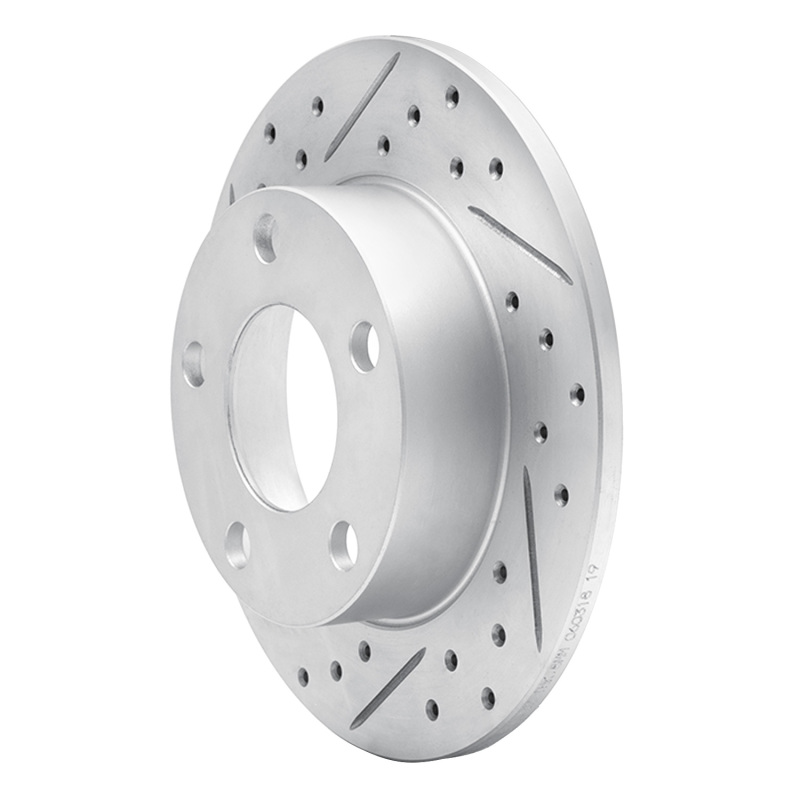 Audi A4 Quattro Brake Rotor (1) - Rear Left - DFC - Drilled & Slotted Geoperformance - `96-`05