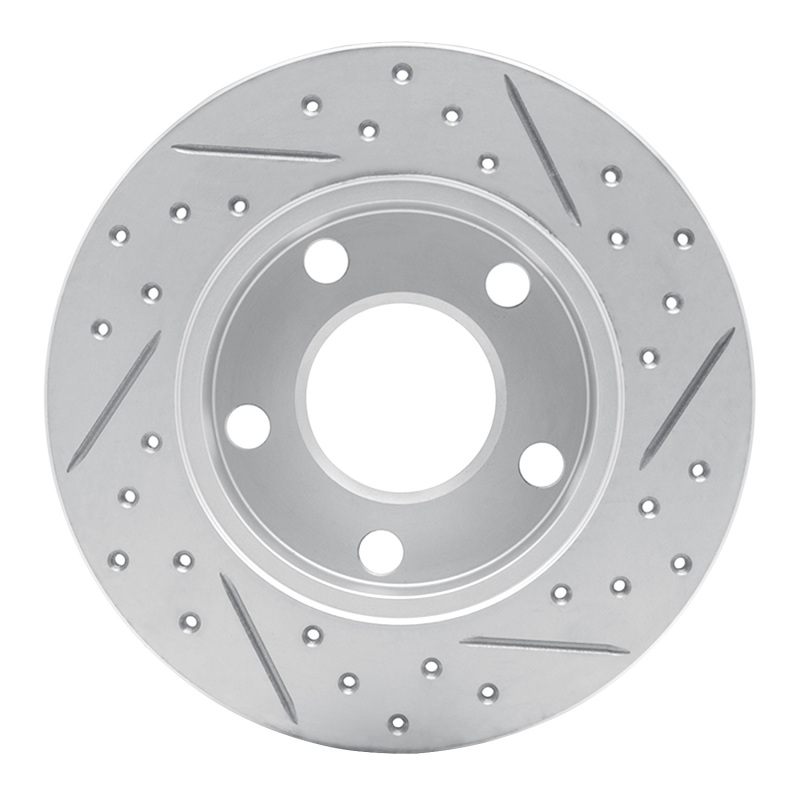 Audi A4 Quattro Brake Rotor (1) - Rear Left - DFC - Drilled & Slotted Geoperformance - `96-`05