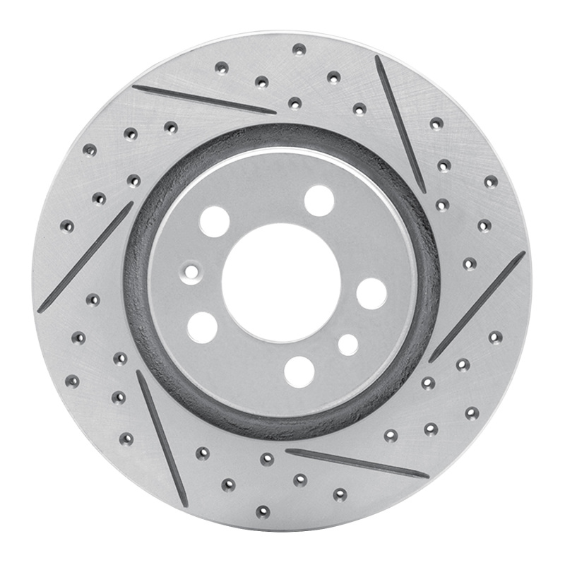 Volkswagen Beetle Brake Rotor (1) - Front Right - DFC - Drilled & Slotted Geoperformance - `98-`15