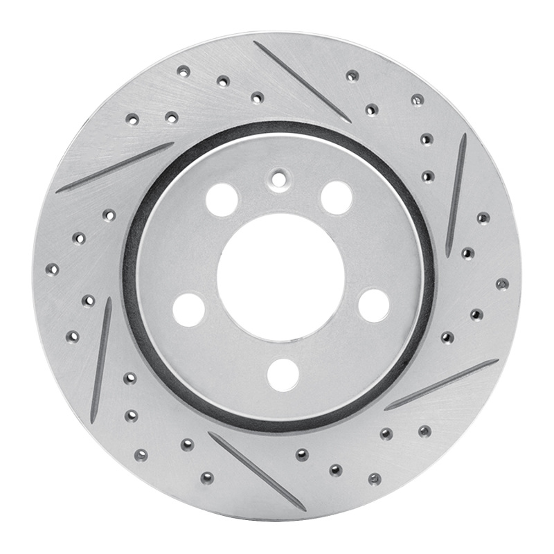 Audi TT Quattro Brake Rotor (1) - Rear Right - DFC - Drilled & Slotted Geoperformance - `00-`06