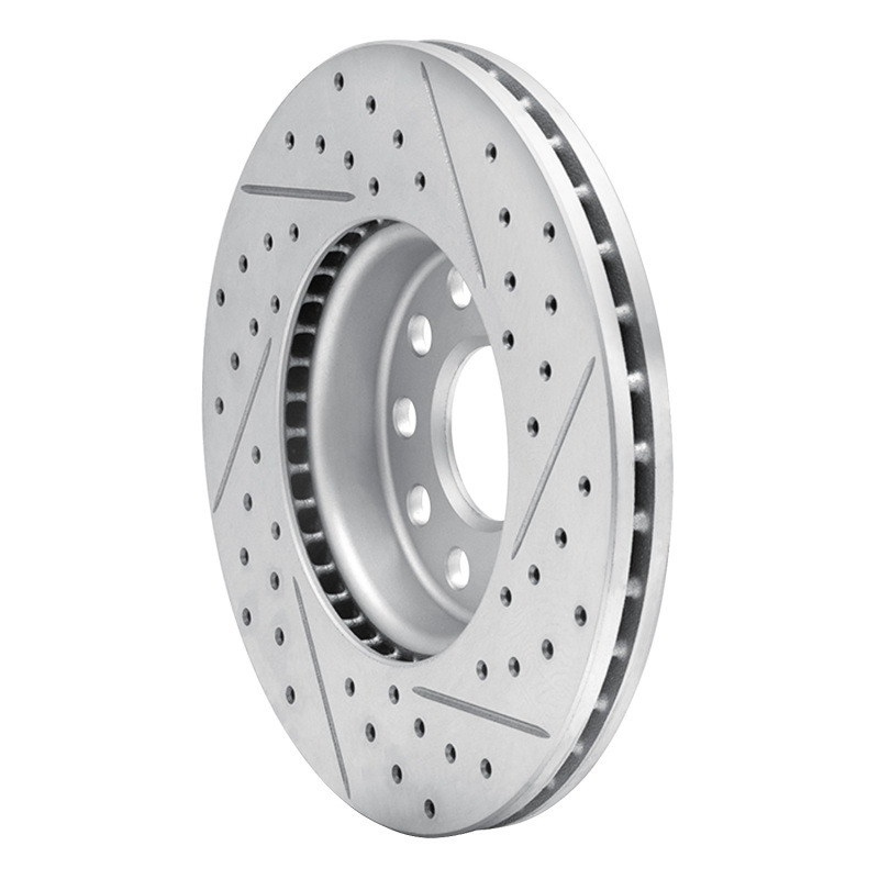 Audi Q2 Brake Rotor (1) - Front Left - DFC - Geoperformance - Drilled & Slotted - `05-`25