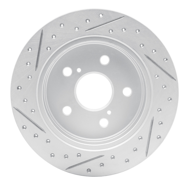 Lexus ES350 Brake Rotor (1) - Rear Right - DFC - Drilled & Slotted Geoperformance - `15-`26