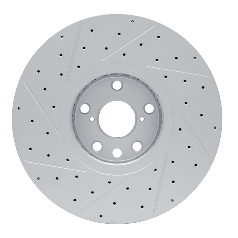 Lexus IS Brake Rotor (1) - Front Right - DFC - Drilled & Slotted Geoperformance - `06-`20