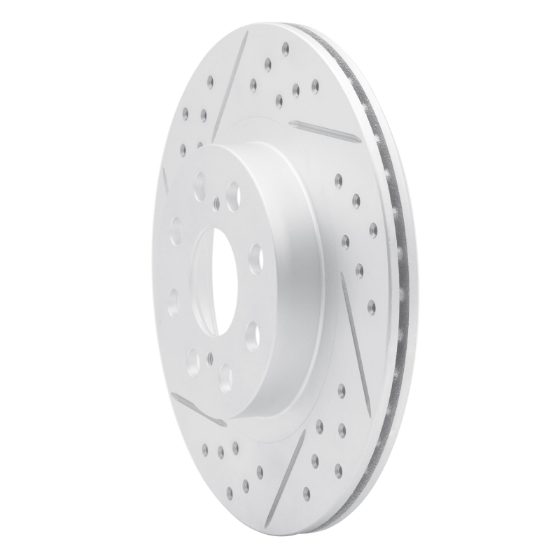 Toyota MR2 Spyder Brake Rotor (1) - Rear Left - DFC - Drilled & Slotted Geoperformance - `00-`05