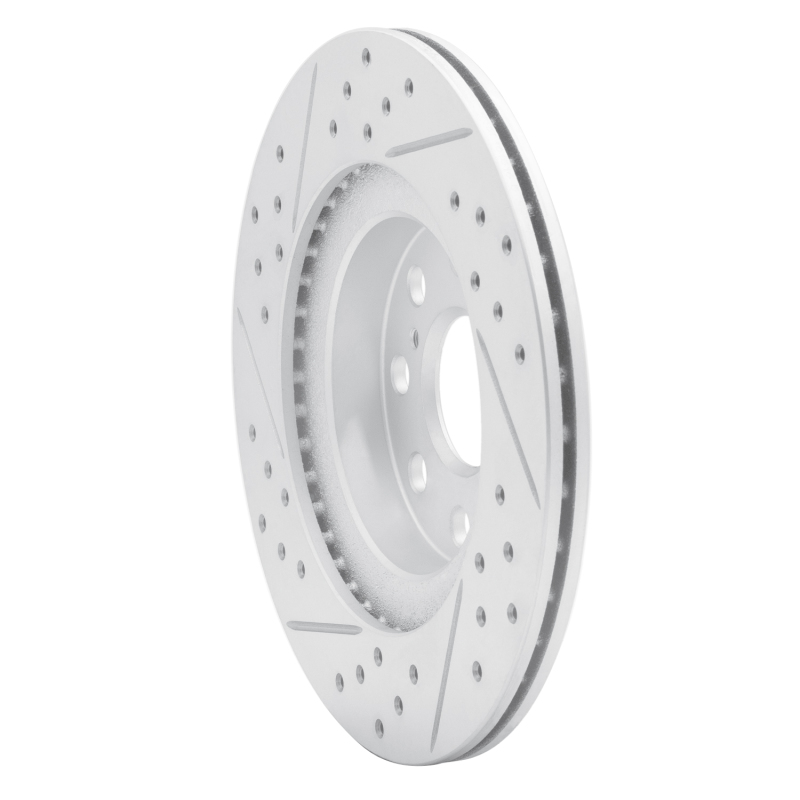 Toyota MR2 Spyder Brake Rotor (1) - Rear Right - DFC - Drilled & Slotted Geoperformance - `00-`05