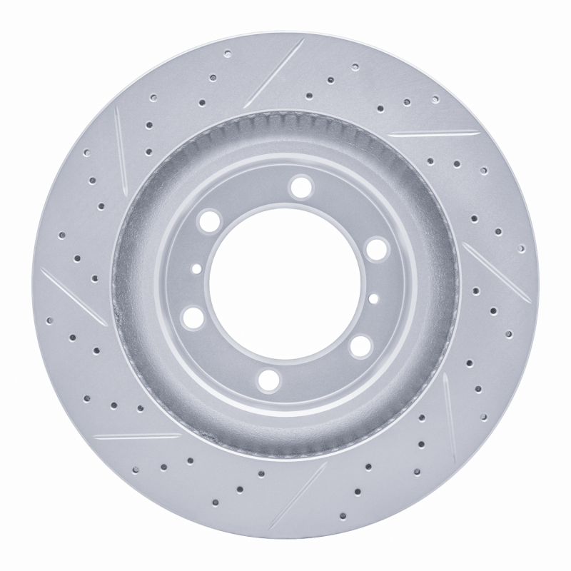 Lexus Gx460 Brake Rotor (1) - Front Right - DFC - Geoperformance Rotor - Drilled & Slotted - `10-`24