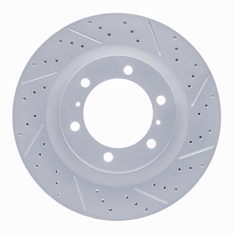 Lexus Gx460 Brake Rotor (1) - Front Right - DFC - Geoperformance Rotor - Drilled & Slotted - `10-`24