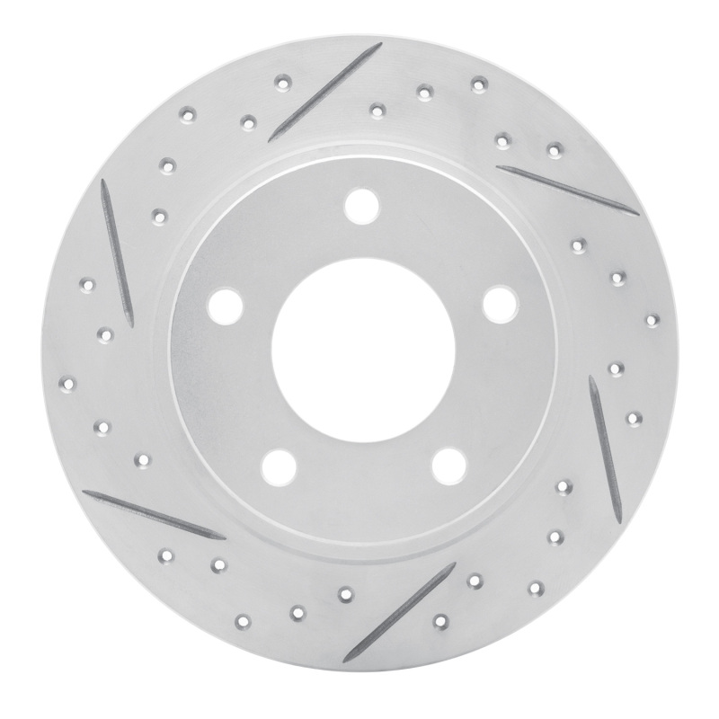 Ford Probe Brake Rotor (1) - Rear Left - DFC - Geoperformance Drilled & Slotted - `93-`03