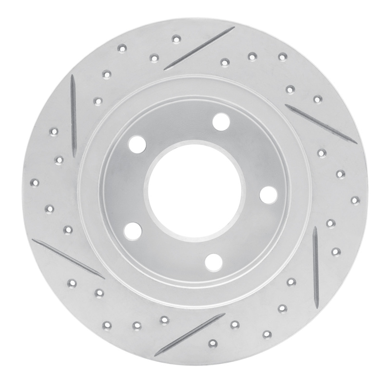 Ford Probe Brake Rotor (1) - Rear Right - DFC - Drilled & Slotted Geoperformance - `93-`03