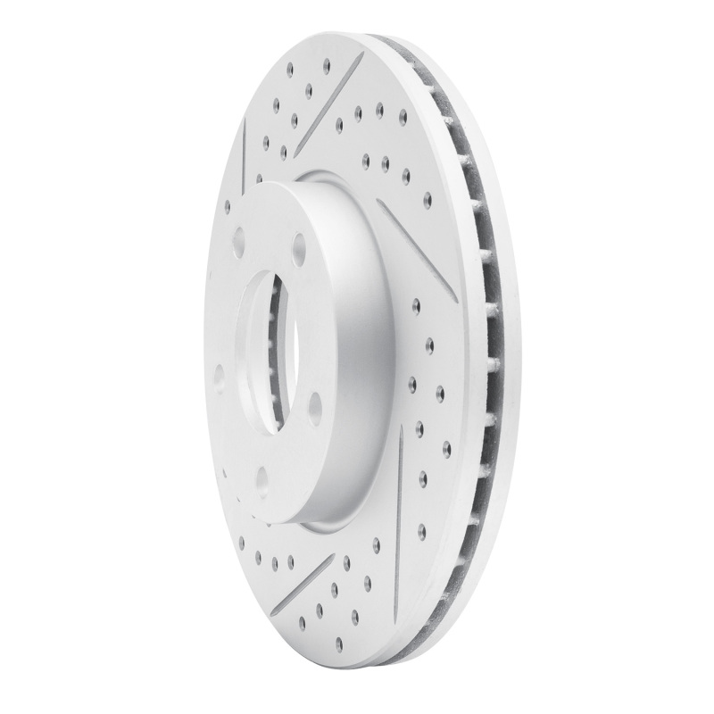 Mazda 3 Brake Rotor (1) - Front Left - DFC - Drilled & Slotted Geoperformance - `04-`13