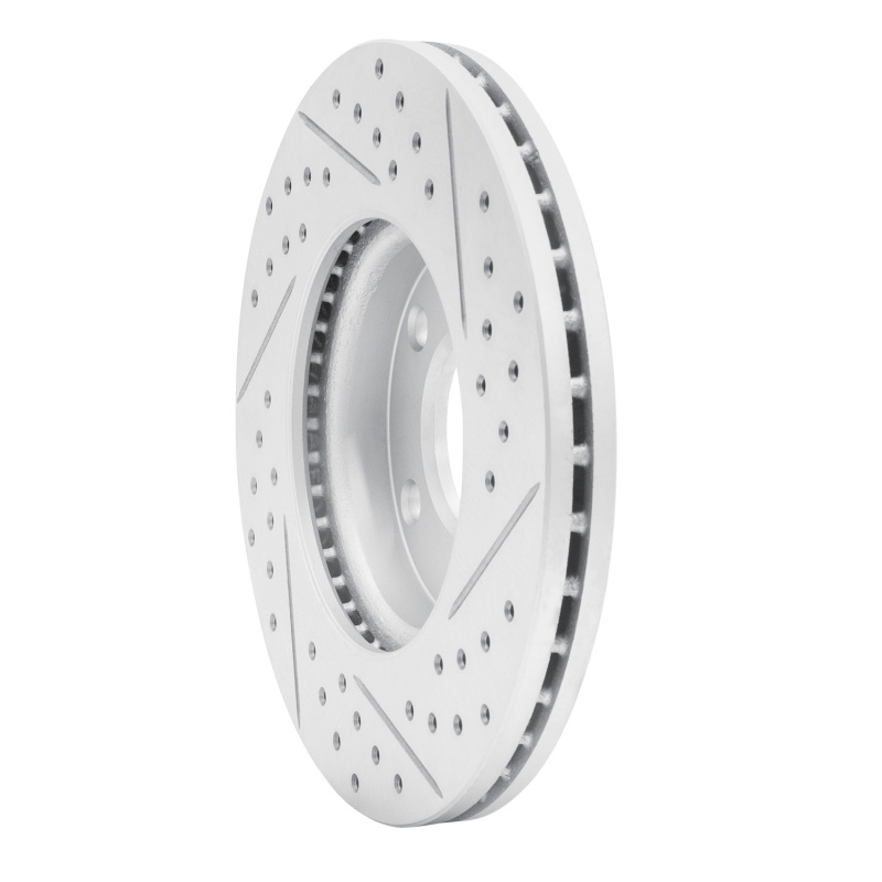 Mazda 3 Brake Rotor (1) - Front Left - DFC - Drilled & Slotted Geoperformance - `04-`13