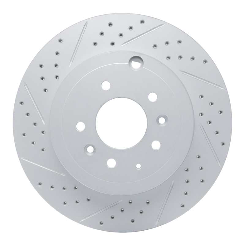 Mazda CX-9 Brake Rotor (1) - Rear Left - DFC - Geoperformance Drilled & Slotted - `07-`15