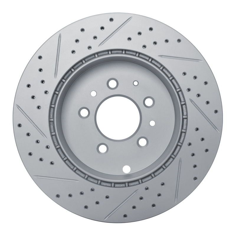 Mazda Cx-9 Brake Rotor (1) - Rear Right - DFC - Drilled & Slotted Geoperformance - `07-`15
