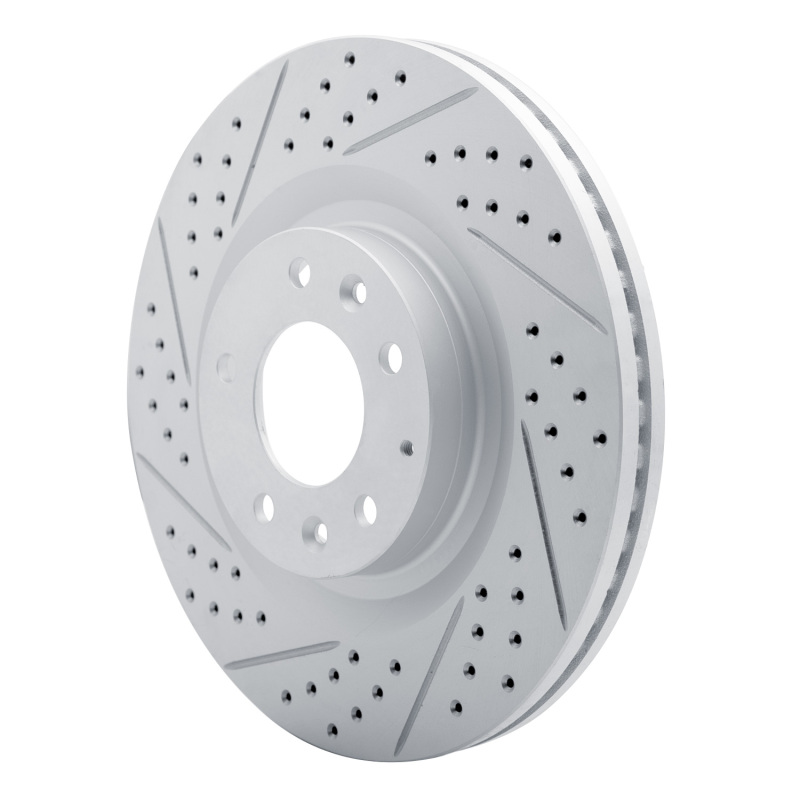 Mazda Cx-9 Brake Rotor (1) - Front Left - DFC - Drilled & Slotted Geoperformance - `07-`15