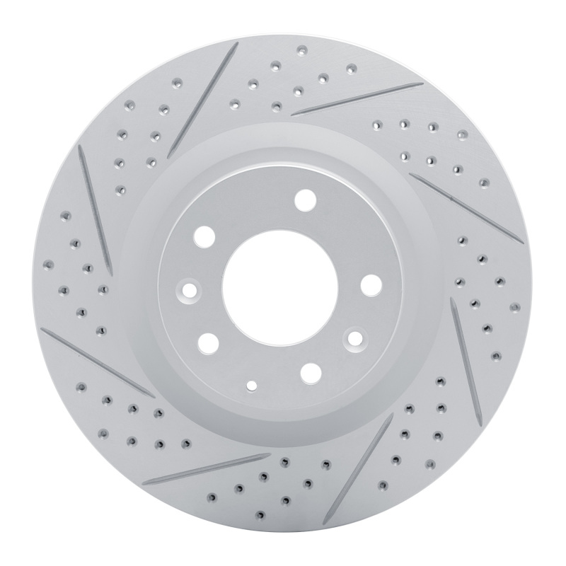 Mazda Cx-9 Brake Rotor (1) - Front Left - DFC - Drilled & Slotted Geoperformance - `07-`15