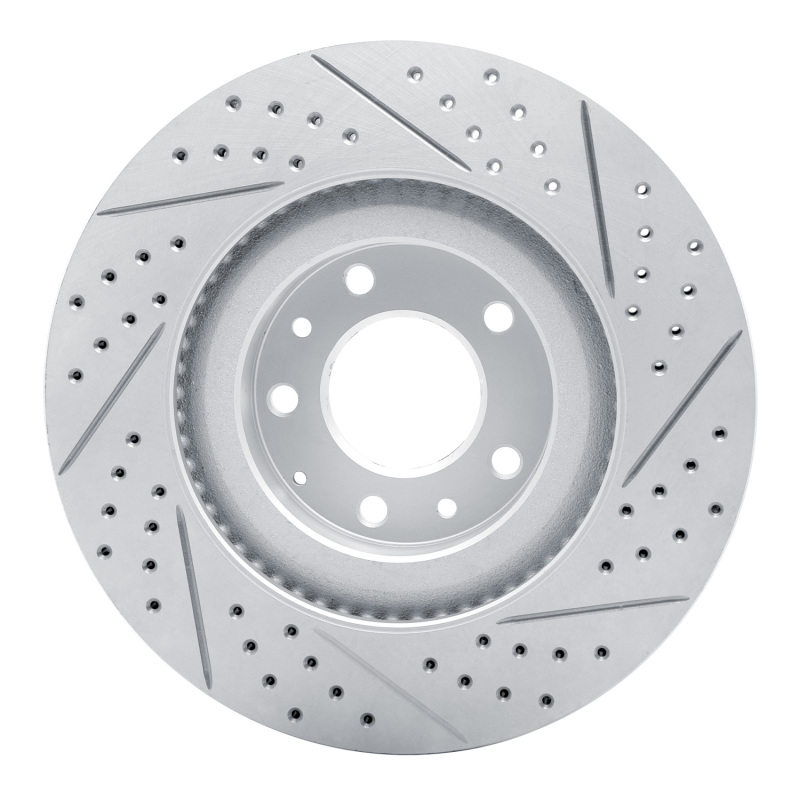 Mazda Cx-9 Brake Rotor (1) - Front Left - DFC - Drilled & Slotted Geoperformance - `07-`15