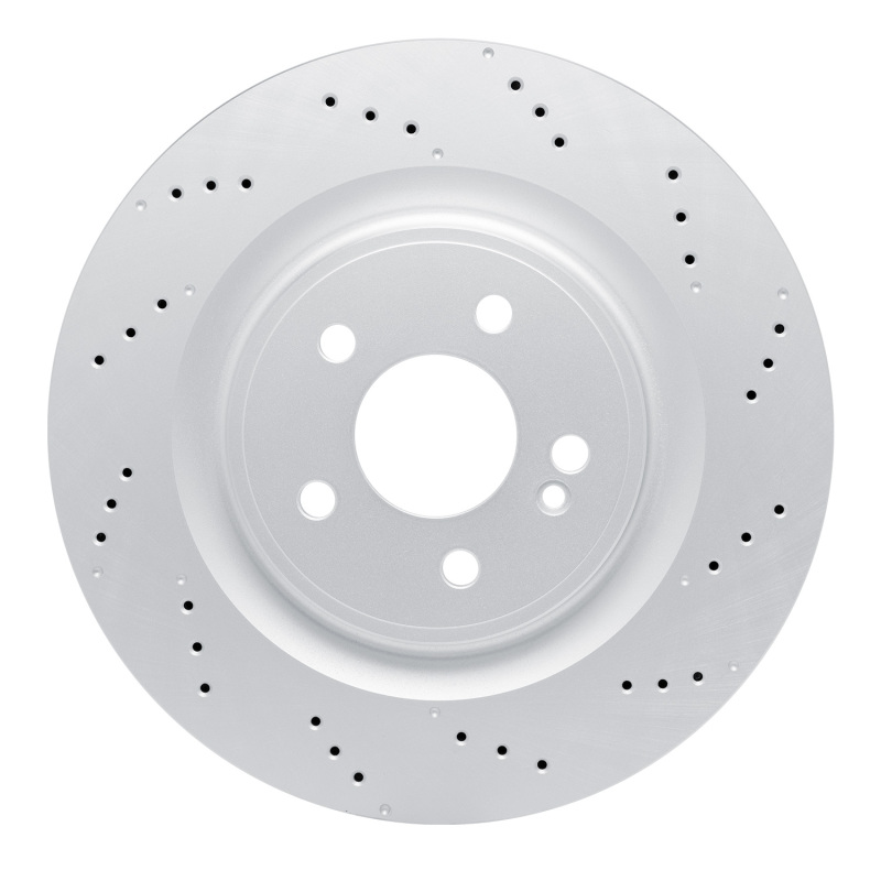 Mercedes-Benz GLA35 AMG Brake Rotor - Rear - DFC - Geomet Coated Rotors - Drilled - `20-`25