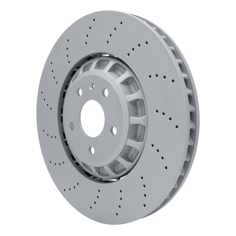 Audi RS3 Brake Rotor (1) - Front - DFC - Hi-Carbon Alloy GEOMET Coated - Drilled - `22-`26