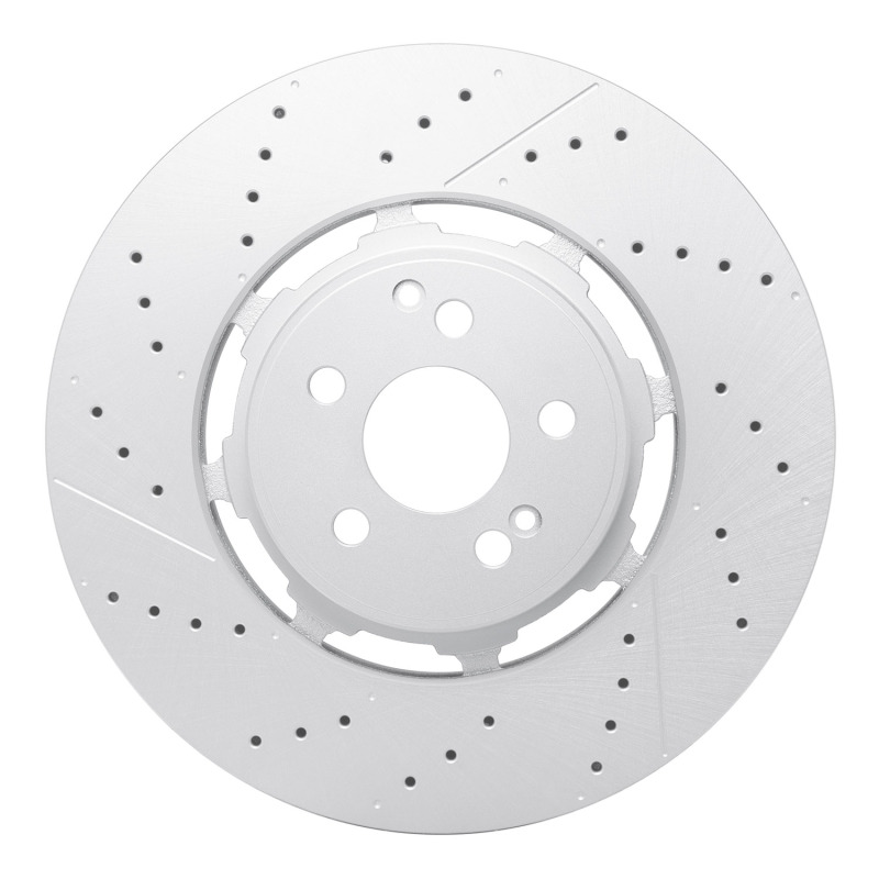 Mercedes-Benz Gle63 AMG S Brake Rotor (1) - Rear - DFC - Drilled & Slotted Hi-Carbon Alloy GEOMET - `21-`25