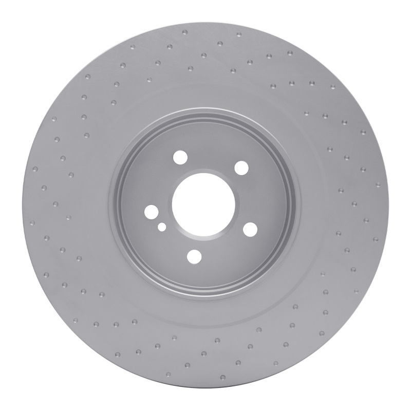 Mercedes-Benz S63 AMG Brake Rotor (1) - Rear - DFC - Hi-Carbon Alloy Geomet Coated - Dimpled - `07-`14