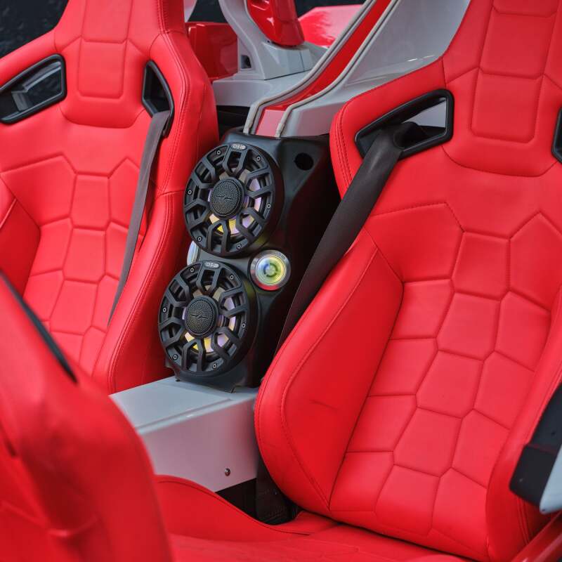 Polaris Slingshot Speaker Enclosure - DS18 - SLG-WFCC66LD with 6.5 in. waterproof speakers and RGB tweeters - `15-`27