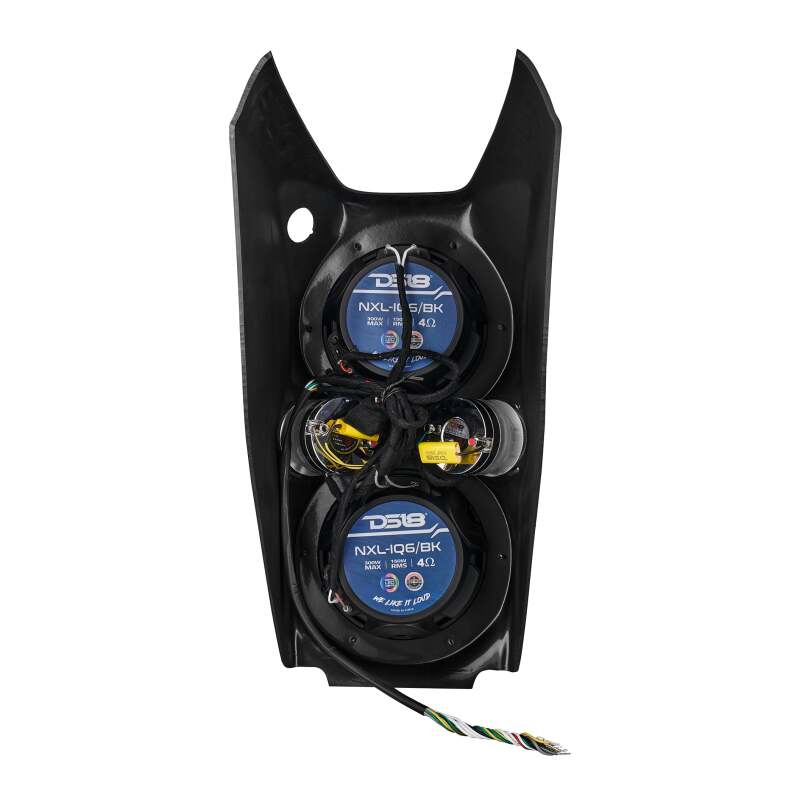 Polaris Slingshot Speaker Enclosure - DS18 - SLG-WFCC66LD with 6.5 in. waterproof speakers and RGB tweeters - `15-`27