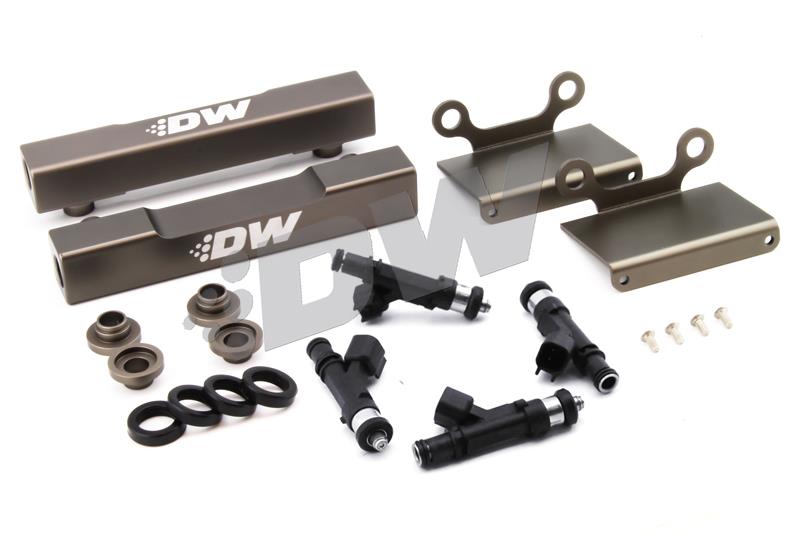 Subaru Legacy Fuel Rail Upgrade Kits - DeatschWerks - Side Feed to Top Feed Conversion Kit w/ 1000cc Injectors - `04-`06