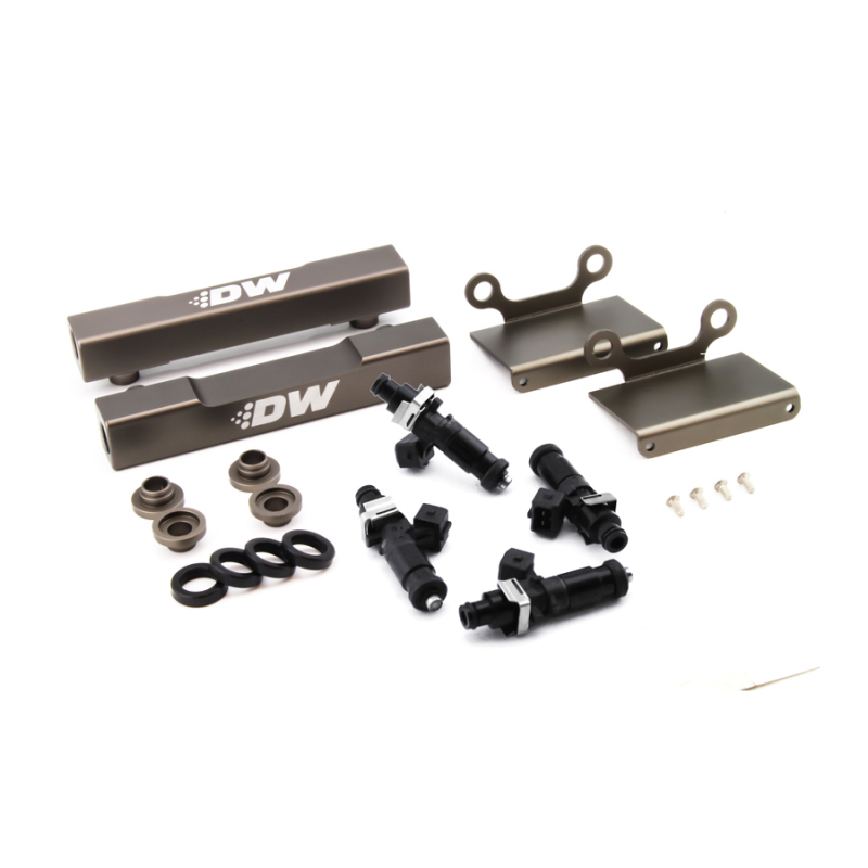Subaru Legacy Fuel Rail Conversion Kit - DeatschWerks - Side Feed to Top Feed with 1200cc Injectors - `04-`06