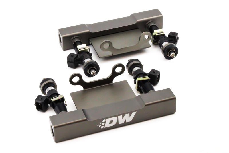 Subaru Legacy Fuel Rail Upgrade Kit - DeatschWerks - Side Feed to Top Feed Conversion with 1500cc Injectors - `04-`06