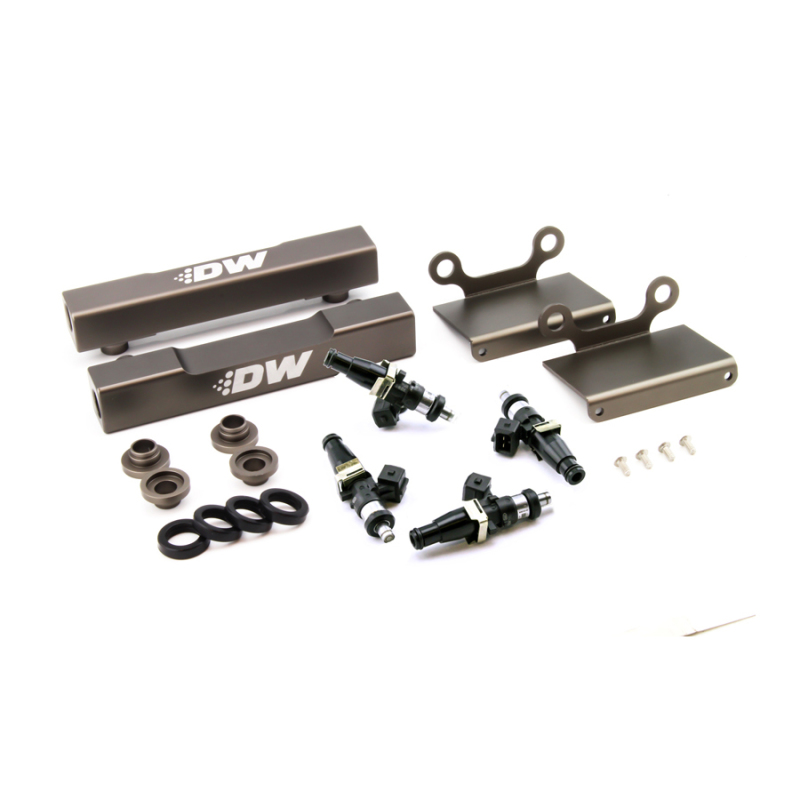 Subaru Legacy Fuel Rail Upgrade Kit - DeatschWerks - Side Feed to Top Feed Conversion with 1500cc Injectors - `04-`06