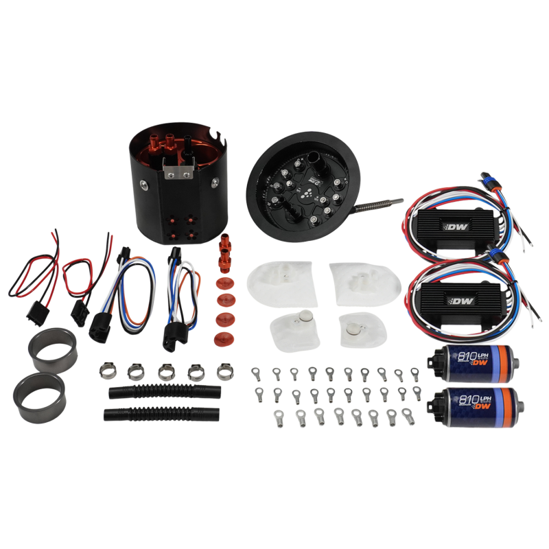 BMW 3 Series Fuel Pump Module Kit - DeatschWerks - X2 Dual Pump Module w/ Dual DW810 Brushless Fuel Pumps - `06-`13
