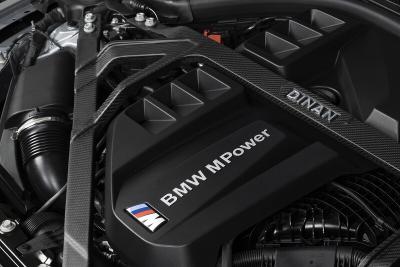 BMW M2 Strut Tower Brace - Dinan - G8x M3/M4 - Matte Carbon Fiber - `21-`26